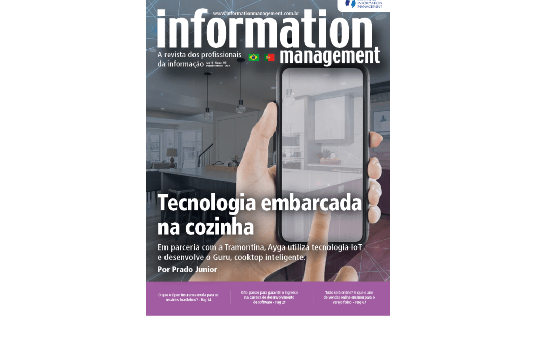 TECNOLOGIA EMBARCADA é matéria de capa da Revista Information Management!