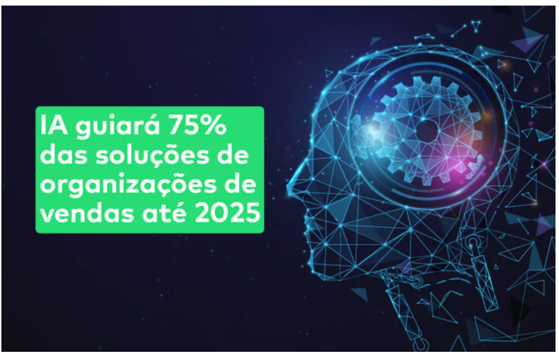 IA guiará 75% das organizações de vendas até 2025