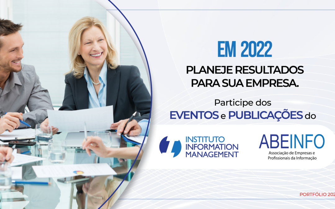 Conheça os melhores eventos e publicações para 2022!